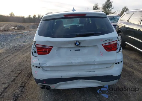 2015 BMW X3 xDrive28I from USA, damaged, VIN 5UXWX9C50F0D58629